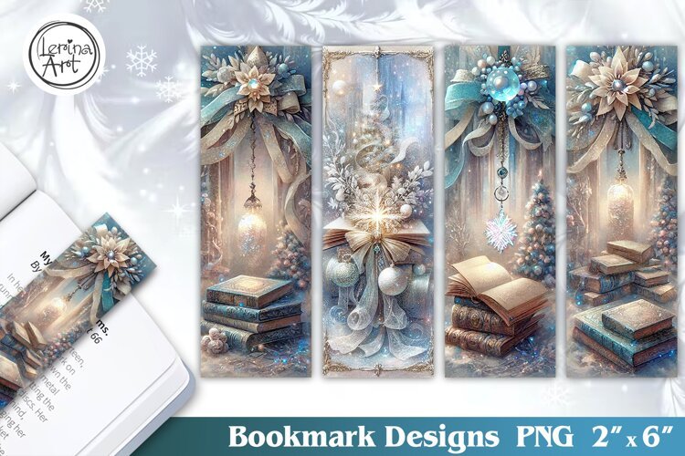 Winter Snow Tale Bookmarks | Printable Bookmark 4 PNG