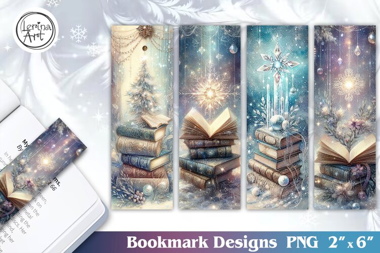 Winter Snow Tale Bookmarks | Printable Bookmark 4 PNG