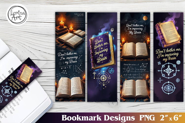 Books Printable Bookmark 4 PNG