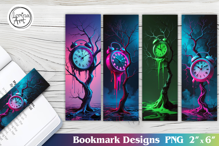 Neverending Time Printable Bookmark 4 PNG