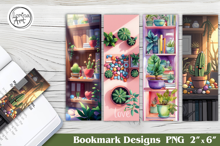 Books Printable Bookmark 4 PNG