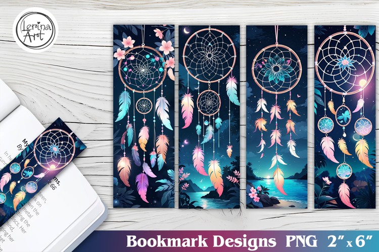 Dream Catcher Printable Bookmark 4 PNG