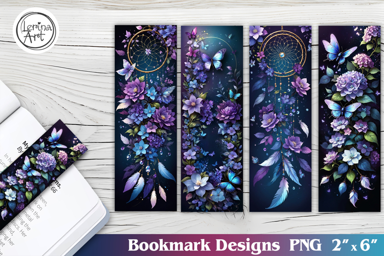 Butterfly Printable Bookmark 4 PNG