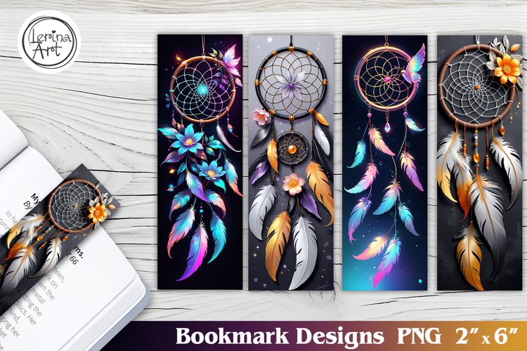Dream Catcher Printable Bookmark 4 PNG
