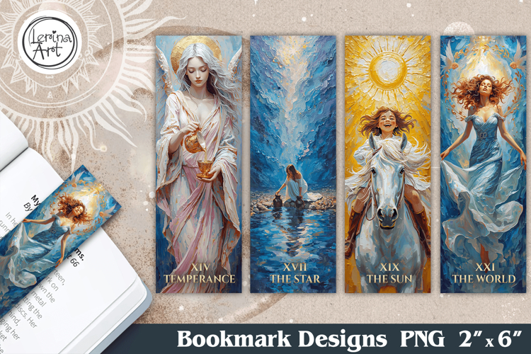 Major Arcana Tarot Bookmarks |Mystical Witchy Book Accessori