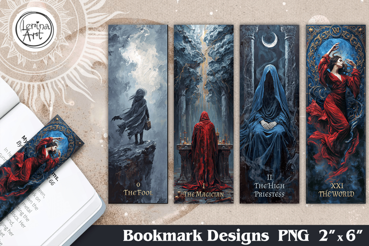 Major Arcana Tarot Bookmarks |Mystical Witchy Book Accessori