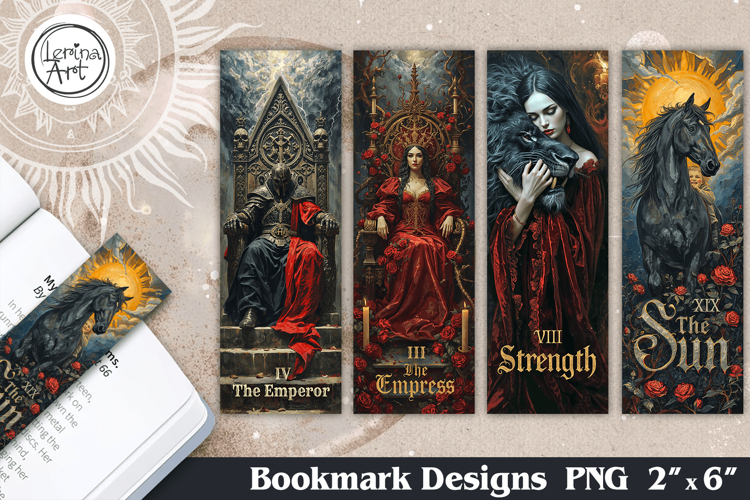 Major Arcana Tarot Bookmarks |Mystical Witchy Book Accessori