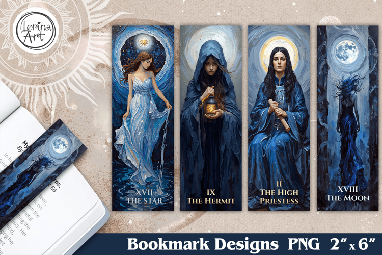 Major Arcana Tarot Bookmarks |Mystical Witchy Book Accessori