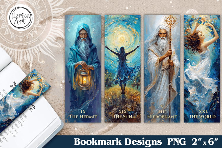 Major Arcana Tarot Bookmarks |Mystical Witchy Book Accessori