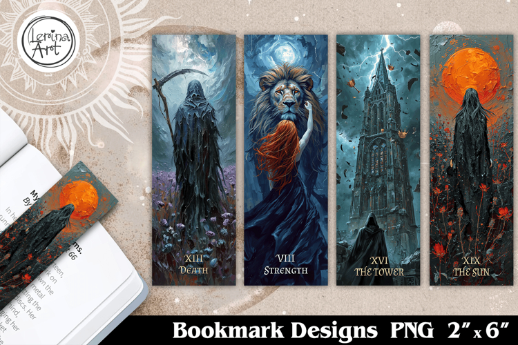 Major Arcana Tarot Bookmarks |Mystical Witchy Book Accessori