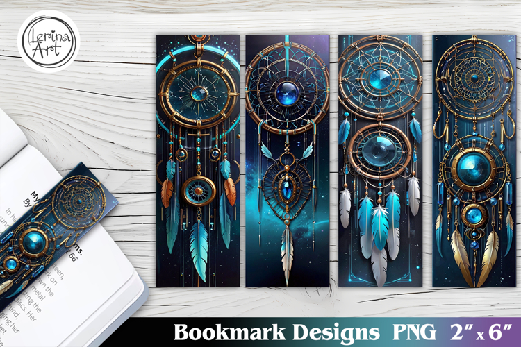 Dream Catcher Printable Bookmark 4 PNG