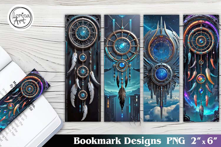 Dream Catcher Printable Bookmark 4 PNG