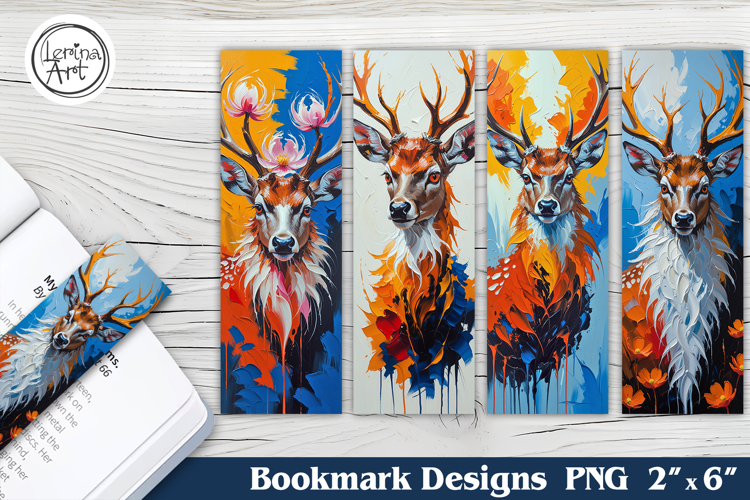Deer Printable Bookmark 4 PNG/ Deer
