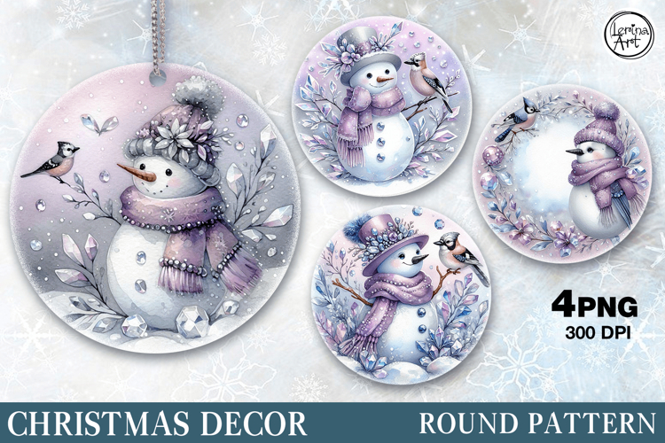 Christmas Decor | Cute Snowman | PNG Sublimation
