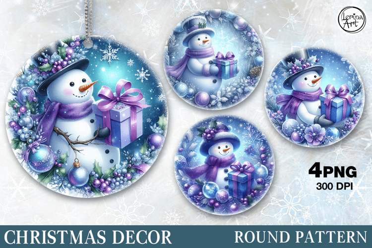 Christmas Decor | Cute Snowman | PNG Sublimation
