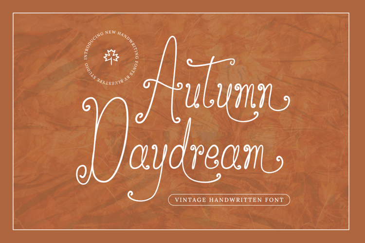Autumn Daydream - Vintage Handwritten Font