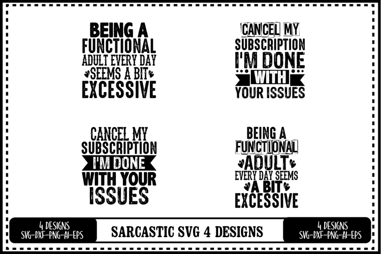 Sarcastic Quotes Svg Image 10