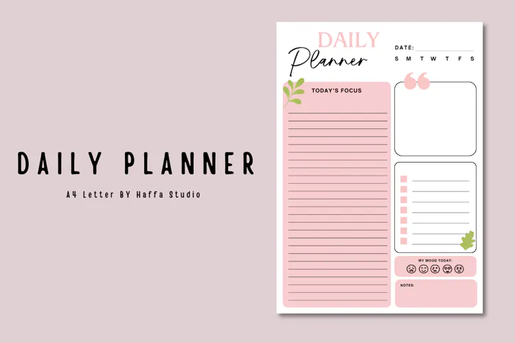 Canva | Daily Planner Template
