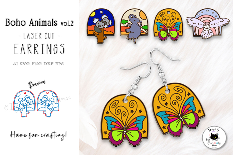Glowforge Earrings