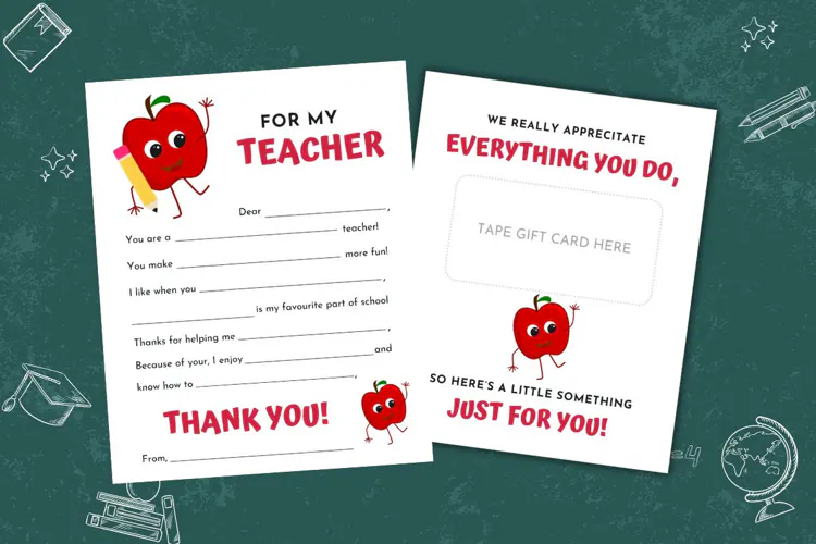 Teacher Appreciation Template