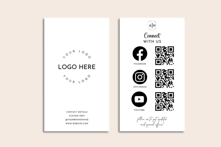 CANVA | Social Media QR Code Template