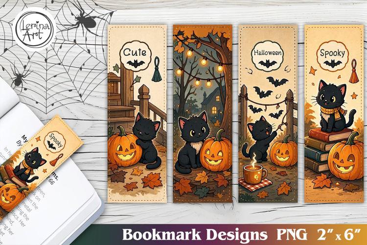 Halloween Printable Bookmark 4 PNG