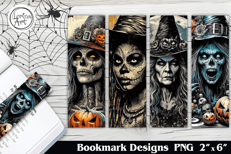 Witch Printable Bookmark 4 PNG