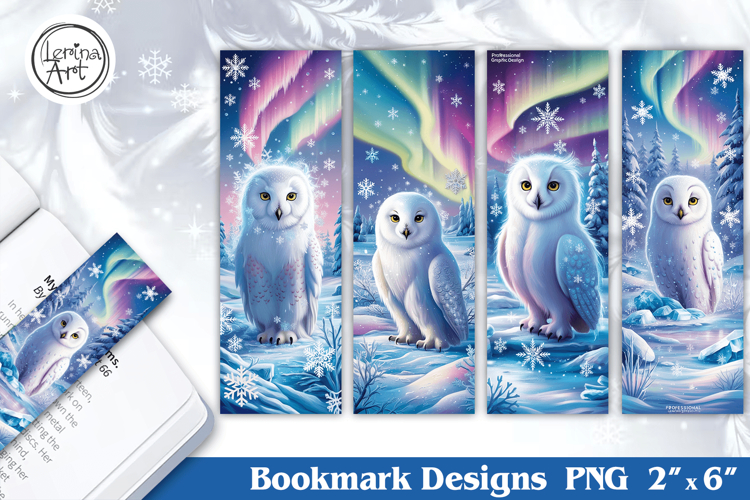 Northern Light Printable Bookmark 4 PNG