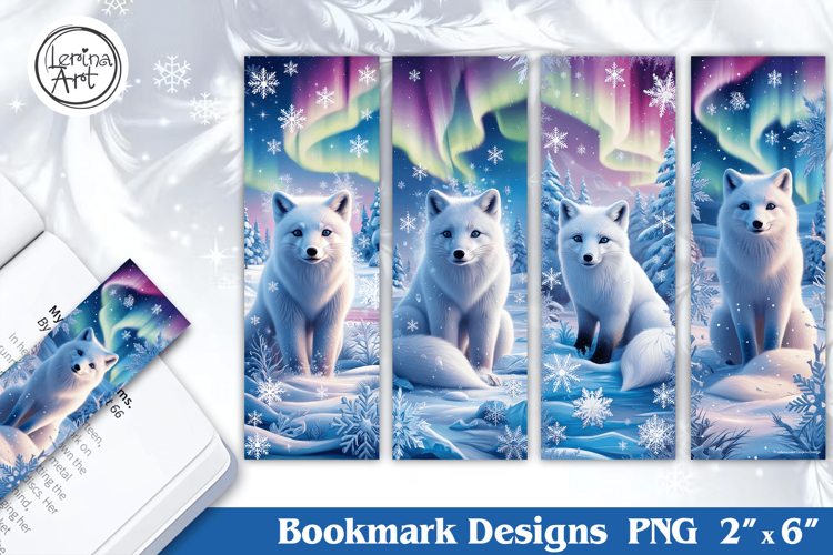 Northern Light Printable Bookmark 4 PNG