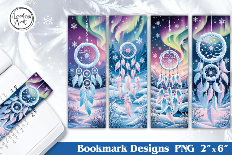 Northern Light Printable Bookmark 4 PNG