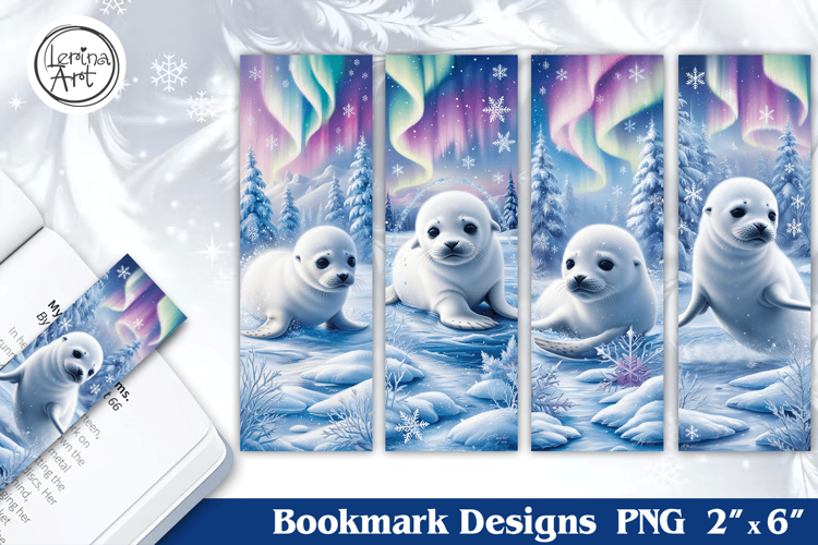 Northern Light Printable Bookmark 4 PNG