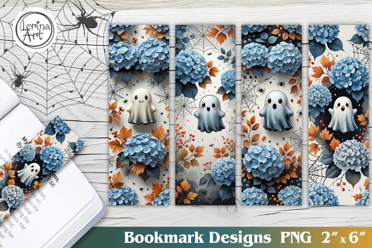 halloween / Cute Ghost / Printable Bookmark 4 PNG
