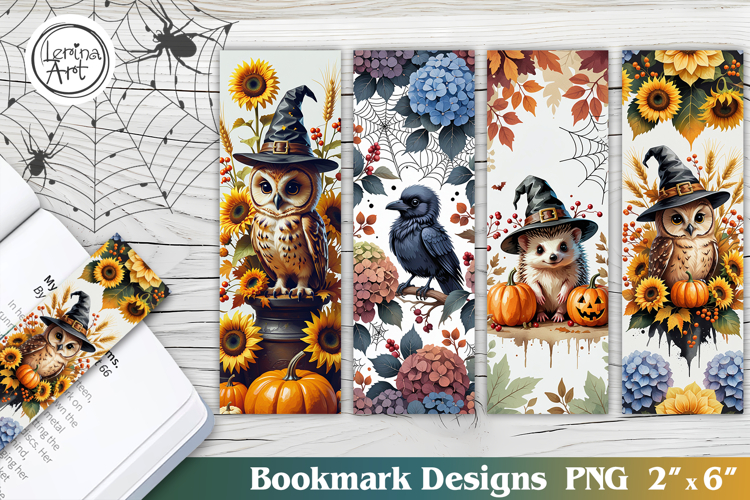 halloween / Cozy Season / Printable Bookmark 4 PNG