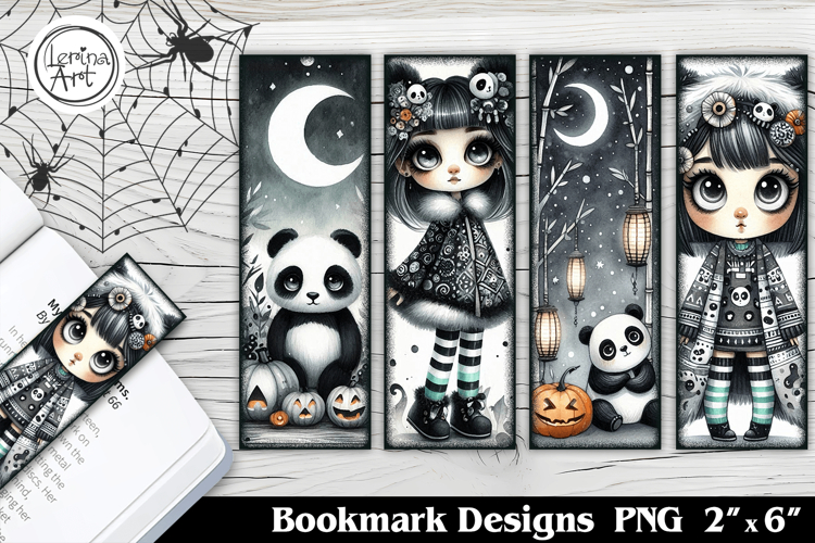 Cute Halloween Printable Bookmark 4 PNG