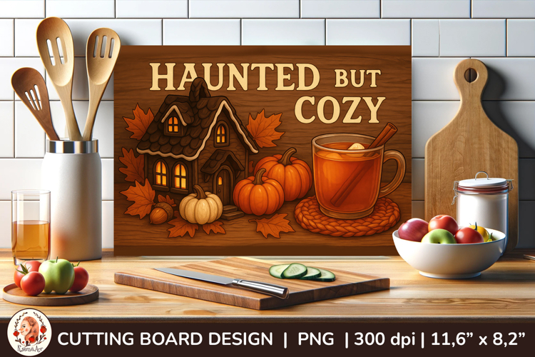 Kitchen Glass Cutting Board, Halloween Kitchen,Witch Kitchen