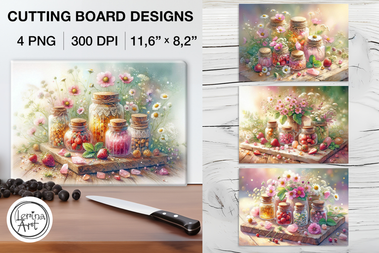 Sweet Home Cutting Board Designs / 4 PNG example image 1