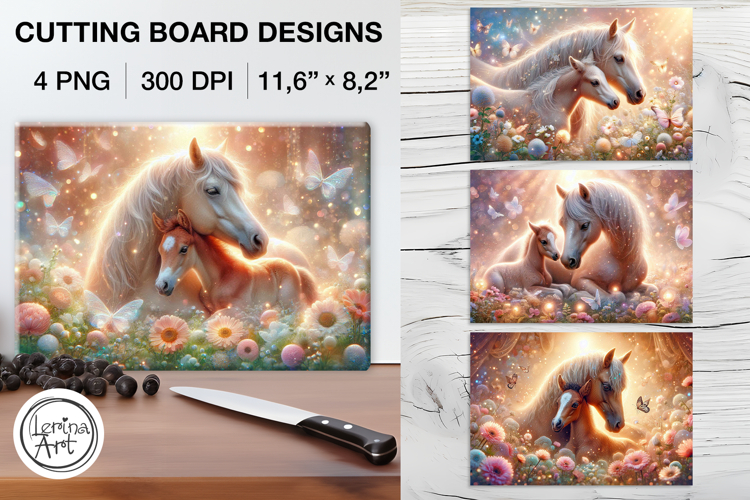 Mothers Love Cutting Board Designs / 4 PNG