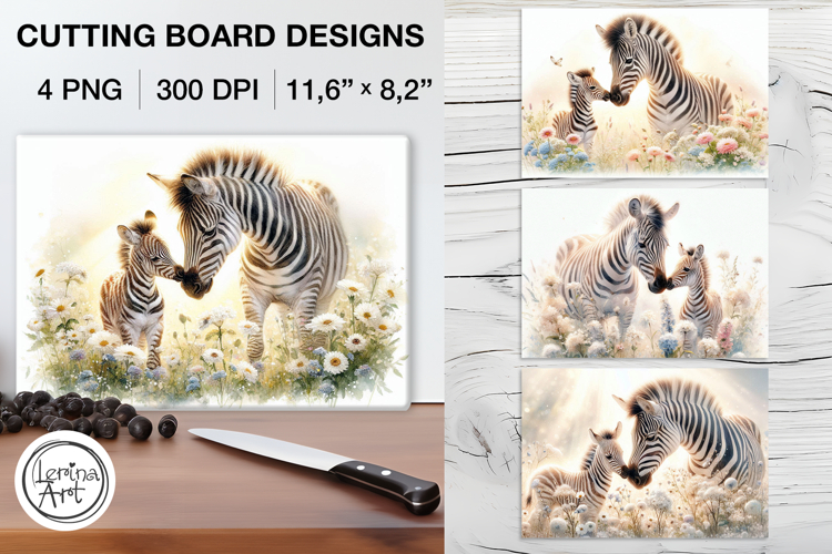 Mothers Love Cutting Board Designs / 4 PNG