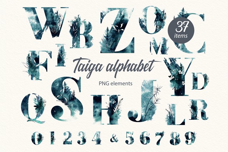 TAIGA ALPHABET example image 1