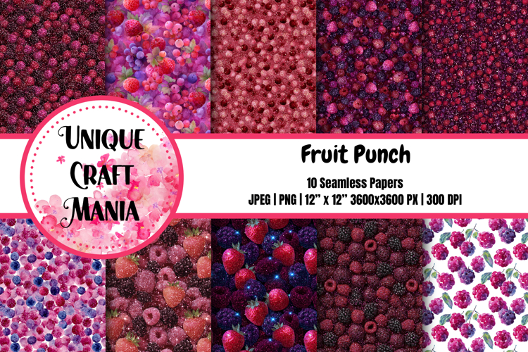 Fruit Punch Seamless Pattern