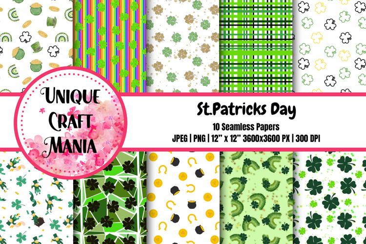 St.Patricks Day Seamless Pattern