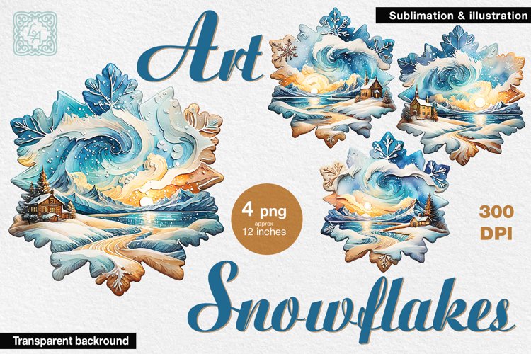 Snowflake Clipart Image 4