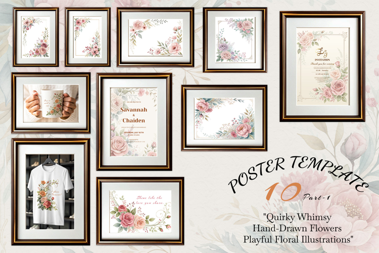 Whimsy Flower Doodles Handcrafted Designs