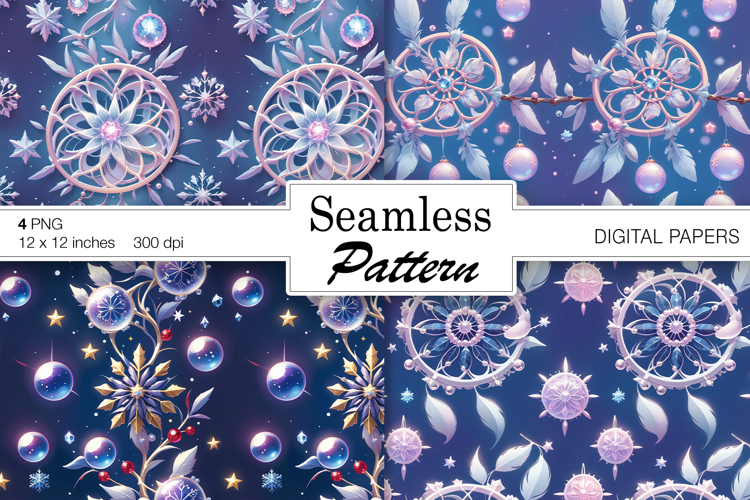 Christmas Seamless Pattern Image 11