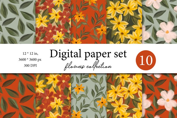 Summer Digital Paper Image 6