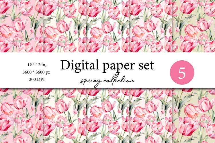 Watercolor Flowers Image 8