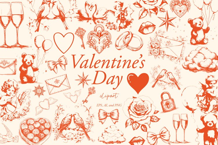 Valentines Heart Clipart Image 17