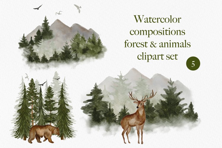 Pine Trees Clipart Image 12