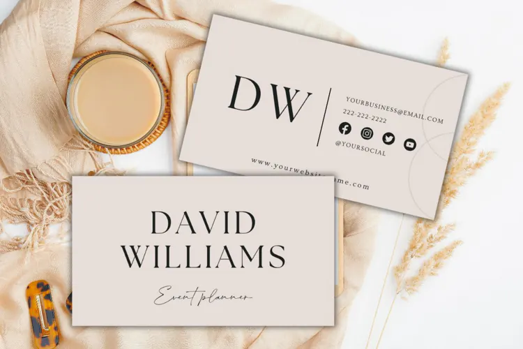 Canva Business Card Template