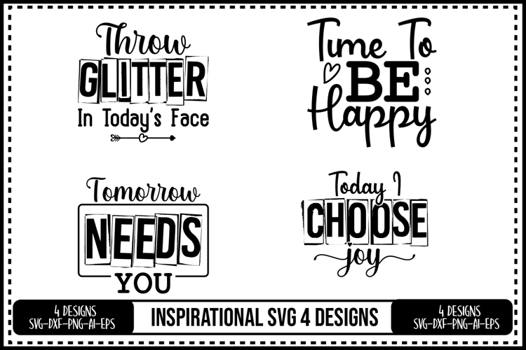 Inspirational Svg 4 Designs